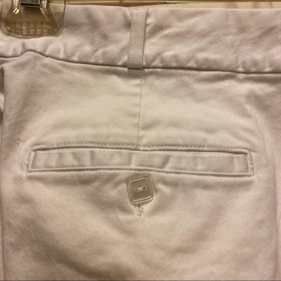 Van Heusen Capris Cotton/Spandex White Belt Loops INDIA Women’s 14 - Picture 2 of 11